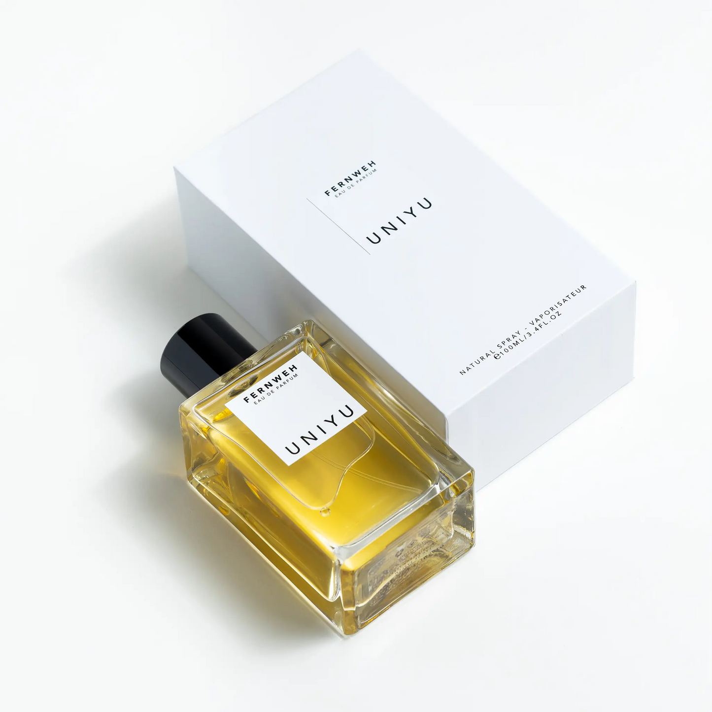 FERNWEH by UNIYU, a Sydney-born fragrance combining floral, coconut, woody, and leather notes to evoke timeless exploration.